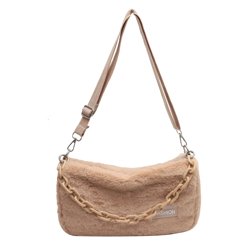 Winter Faux Fur Women's Shoulder Bag Luxury Designer Handbag Fashion Brand Crossbody Bag Pillow Type Soft Ladies Casual Tote Bag
Winter Faux Fur Women's Shoulder Bag Luxury Designer Handbag Fashion Brand Crossbody Bag Pillow Type Soft Ladies Casual Tote Bag