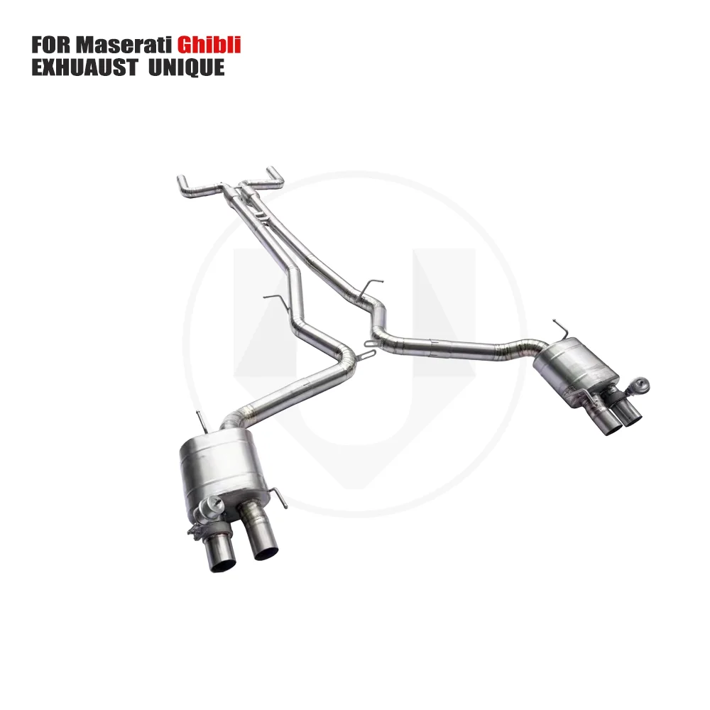 UNIQUE Titanium Alloy Exhaust Manifold Downpipe Is Suitable For Maserati Ghibli Auto Modification Electronic Valve
UNIQUE Titanium Alloy Exhaust Manifold Downpipe Is Suitable For Maserati Ghibli Auto Modification Electronic Valve