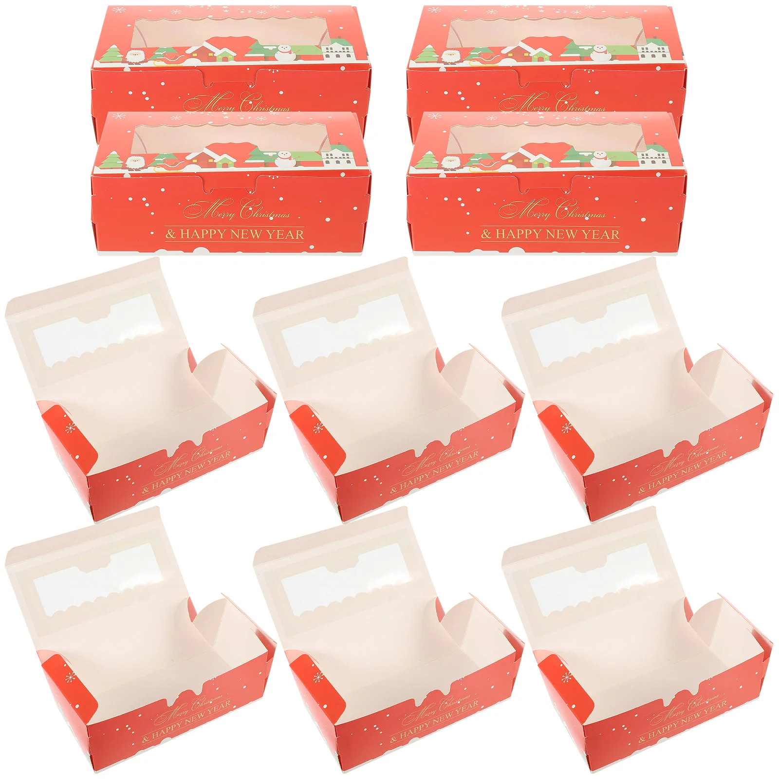 10pcs Christmas Cookies Boxes Xmas Macaron Packaging Boxes Macaron Container Bakery Boxes Xmas Treat Boxes
10pcs Christmas Cookies Boxes Xmas Macaron Packaging Boxes Macaron Container Bakery Boxes Xmas Treat Boxes