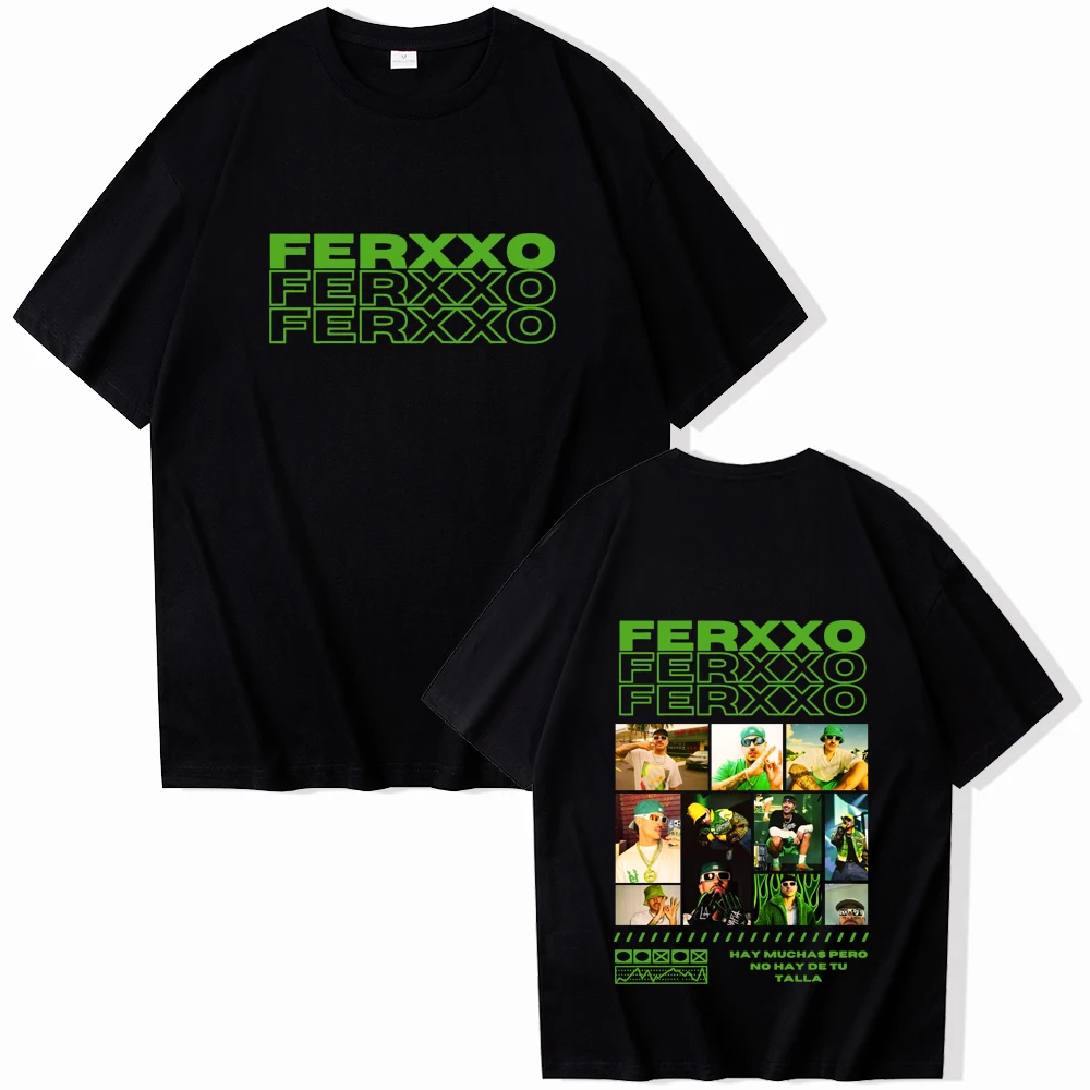 Feid Ferxxo Calipsis Tour 2024 женская футболка с круглым вырезом летняя повседневная рубашка