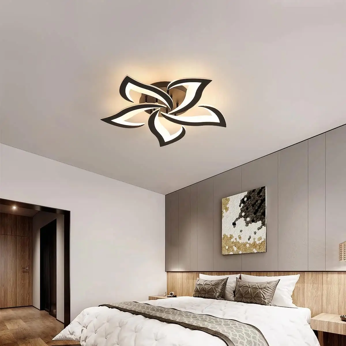 Black Acrylic Petal Design Modern Ceiling Lighting Ceiling Ceiling Light White Light Living Room Office Bedroom Hotel Bedroom
Black Acrylic Petal Design Modern Ceiling Lighting Ceiling Ceiling Light White Light Living Room Office Bedroom Hotel Bedroom