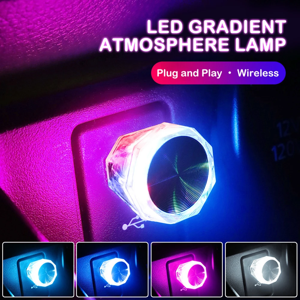 LED Car USB Ambient Light Car Decorative Interior Lamp Atmosphere Colorful Night Light Lighting Accessories Supplies For Car
LED Car USB Ambient Light Car Decorative Interior Lamp Atmosphere Colorful Night Light Lighting Accessories Supplies For Car