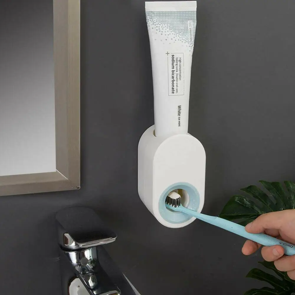 Home Toothpaste Squeezer Easy Toothpaste Dispenser Holder Toothbrush Holder Bathroom Accessories Wall-mounted Toothpaste Rack
Home Toothpaste Squeezer Easy Toothpaste Dispenser Holder Toothbrush Holder Bathroom Accessories Wall-mounted Toothpaste Rack
