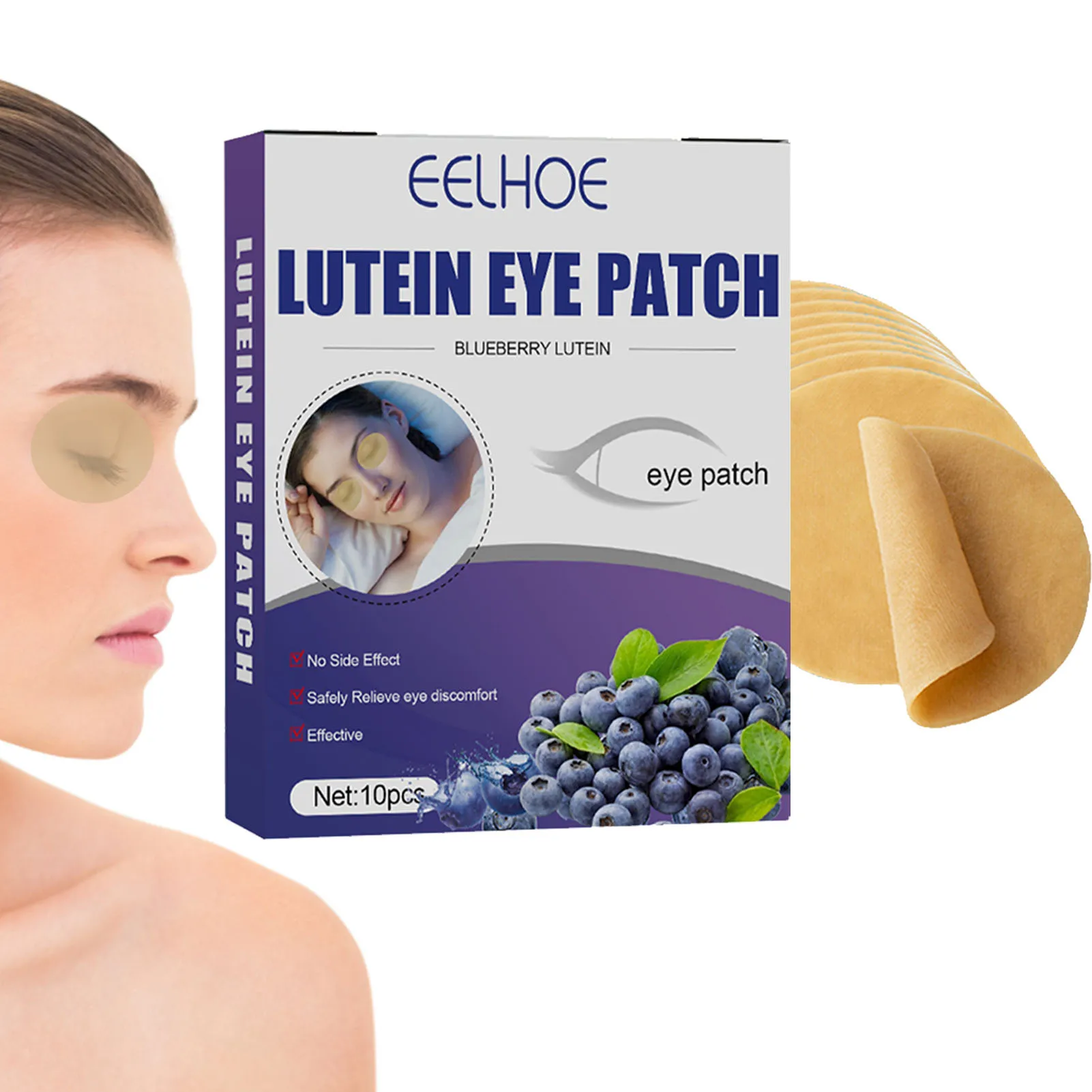 Under Eye Patches Blueberry Lutein Eye Patch For Dry Eyes 10Pcs Blueberry Lutein Eye Patch Eye Care For Relief Eye Discomfort
Under Eye Patches Blueberry Lutein Eye Patch For Dry Eyes 10Pcs Blueberry Lutein Eye Patch Eye Care For Relief Eye Discomfort