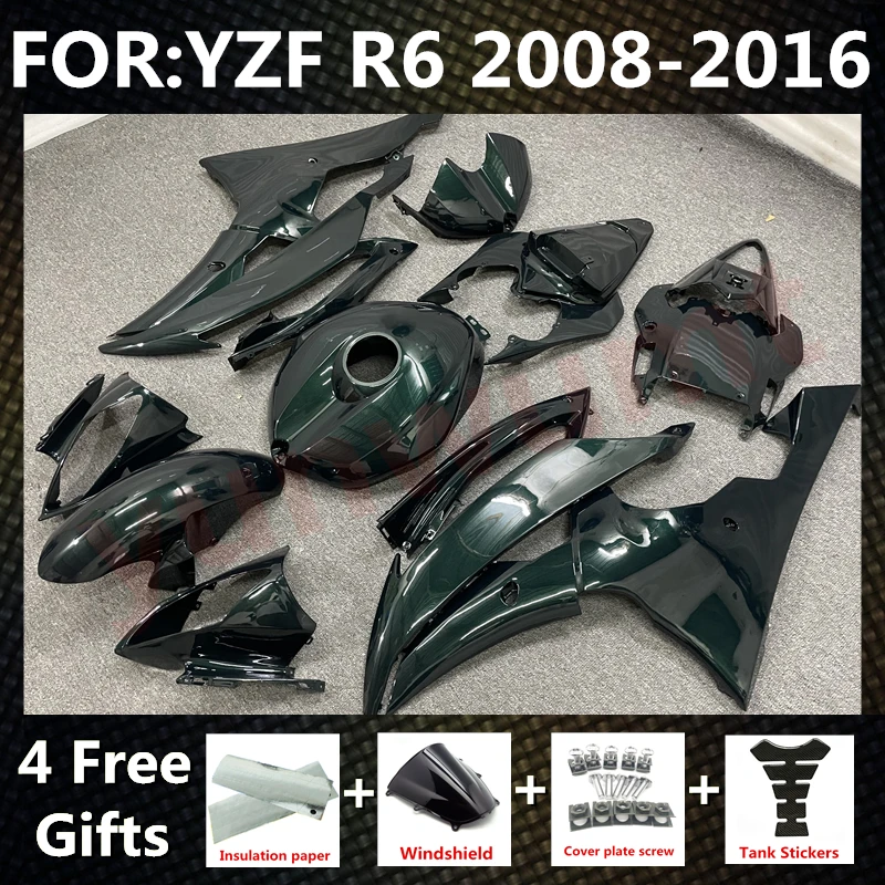 Полный комплект обтекателей для мотоцикла, подходит для YZF R6 2008 2009 2010 2011 2012 2013 2014 2015 2016, цвет зеленый
Полный комплект обтекателей для мотоцикла, подходит для YZF R6 2008 2009 2010 2011 2012 2013 2014 2015 2016, цвет зеленый