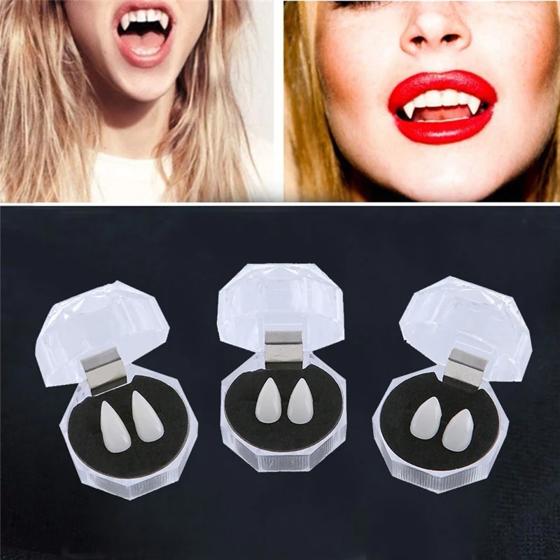 2pcs Dentures Toys Zombie Vampire Ghost Devil Props Costume Party Fancy Costume Adhesive False Teeth Fangs Halloween Decor
2pcs Dentures Toys Zombie Vampire Ghost Devil Props Costume Party Fancy Costume Adhesive False Teeth Fangs Halloween Decor