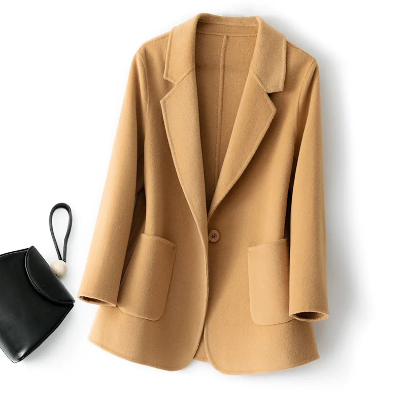 Women's Wool Coats & Jackets Lady Slim Woolen Blazer Double Face Woolen Suit blazers for women elegant stylish
Women's Wool Coats & Jackets Lady Slim Woolen Blazer Double Face Woolen Suit blazers for women elegant stylish