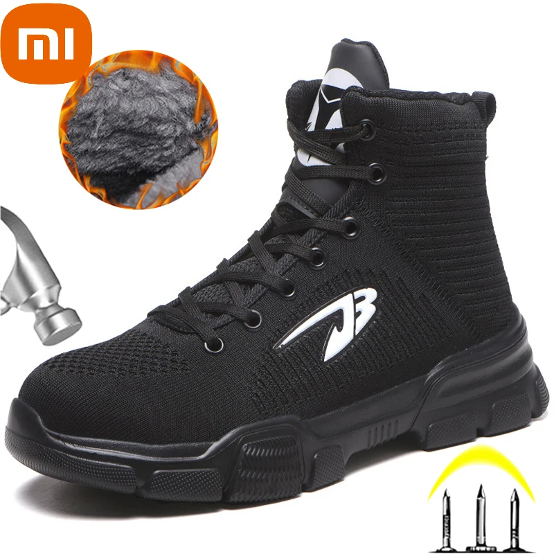 XIAOMI Boots Men Work Safety Boots Indestructible Work Shoes Men Boots Steel Toe Shoes Work Sneakers Male Plush Warm Winter Shoe
XIAOMI Boots Men Work Safety Boots Indestructible Work Shoes Men Boots Steel Toe Shoes Work Sneakers Male Plush Warm Winter Shoe