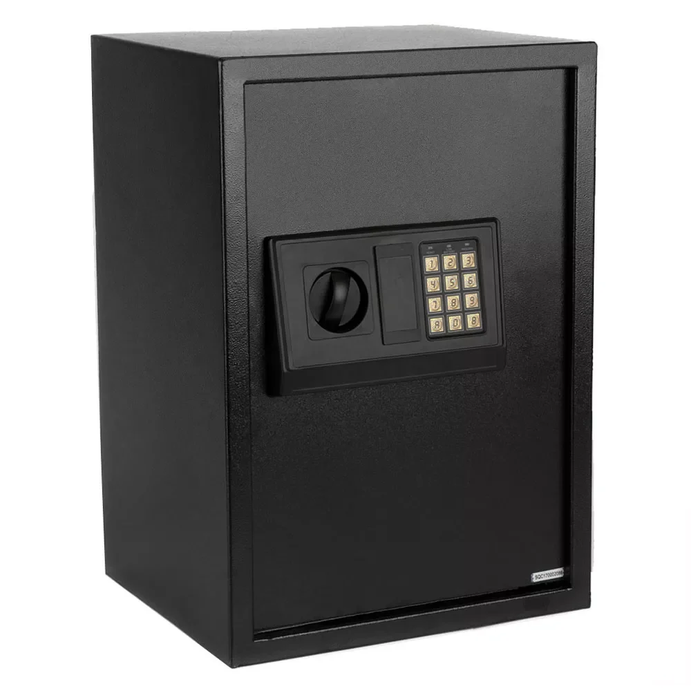Electronic Safe Money Box Secret Metal Safe Box Deposit Code Lock with Two Keys Piggy Bank Home Office Desktop Decoration
Electronic Safe Money Box Secret Metal Safe Box Deposit Code Lock with Two Keys Piggy Bank Home Office Desktop Decoration