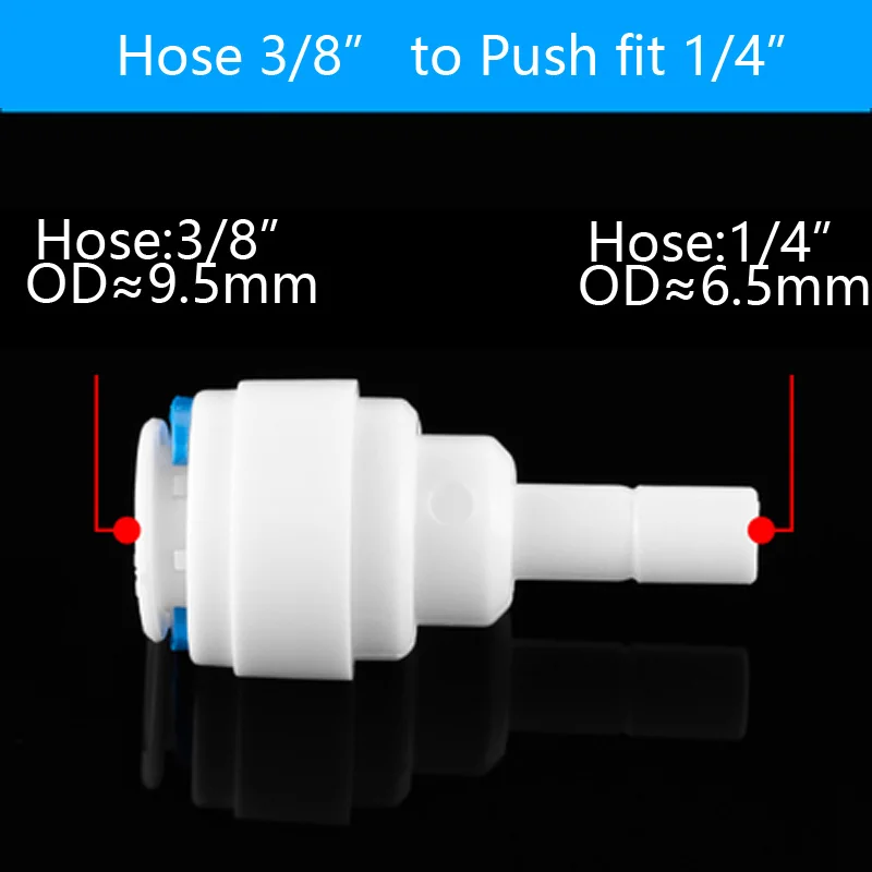 Пластиковый фитинг для трубы RO 1/4" 3/8"
Пластиковый фитинг для трубы RO 1/4" 3/8"