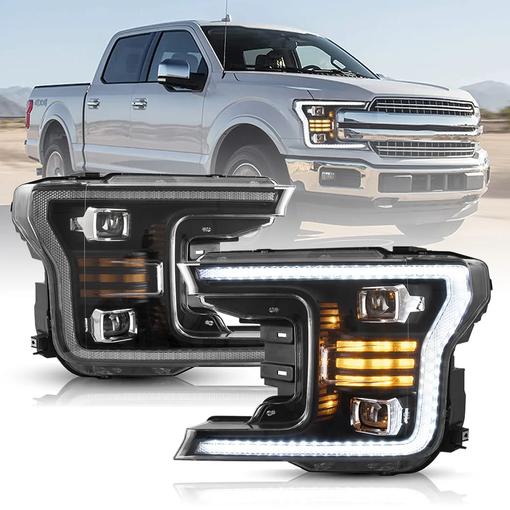 LED Headlights for Ford F150 2017-UP TT-ABC DRL Car Head Light Assembly Signal Auto Accessories Lamp
LED Headlights for Ford F150 2017-UP TT-ABC DRL Car Head Light Assembly Signal Auto Accessories Lamp