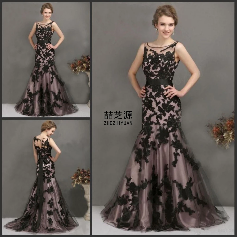 2023 New Arrival Black Applique Mermaid Illusion Scoop Neck Floor length Prom Women's Dresses mother of the bride gowns 2019
2023 New Arrival Black Applique Mermaid Illusion Scoop Neck Floor length Prom Women's Dresses mother of the bride gowns 2019