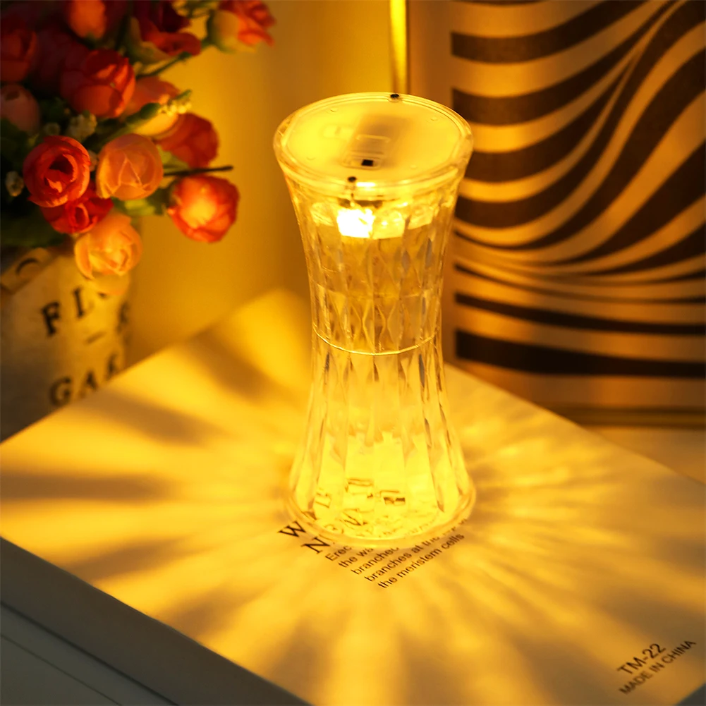 LED Crystal Table Lamp Rose Light Projector Romantic Diamond Atmosphere Light Bedroom Night Light Party Home Decoration
LED Crystal Table Lamp Rose Light Projector Romantic Diamond Atmosphere Light Bedroom Night Light Party Home Decoration