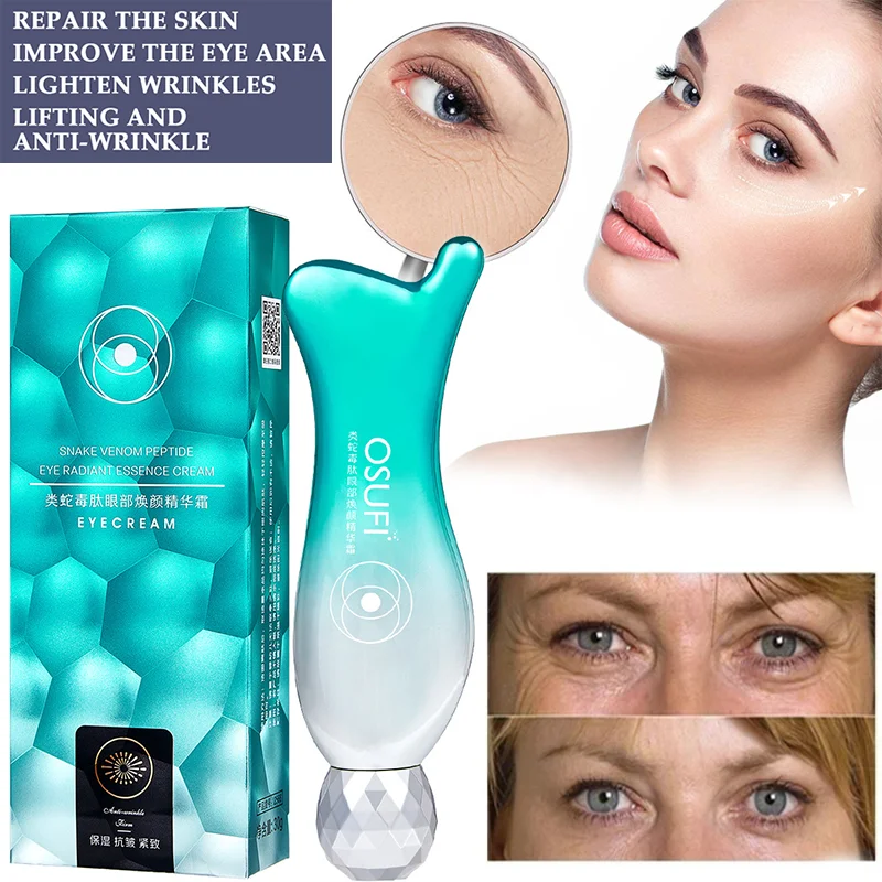 Snake Venom Peptide Eye Rejuvenation Essence Cream Lift Firming Skin Around Eyes Dilute Fine Lines Anti-aging Eye Care
Snake Venom Peptide Eye Rejuvenation Essence Cream Lift Firming Skin Around Eyes Dilute Fine Lines Anti-aging Eye Care