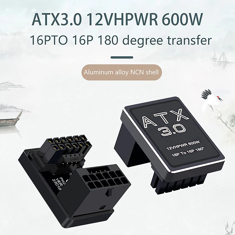 PCIe5.0 видеокарта ATX3.0 12vhpwr 600 Вт адаптер для кабеля питания 12 + 4-контактный штекер-гнездо 180 градусов поворотные разъемы
PCIe5.0 видеокарта ATX3.0 12vhpwr 600 Вт адаптер для кабеля питания 12 + 4-контактный штекер-гнездо 180 градусов поворотные разъемы
