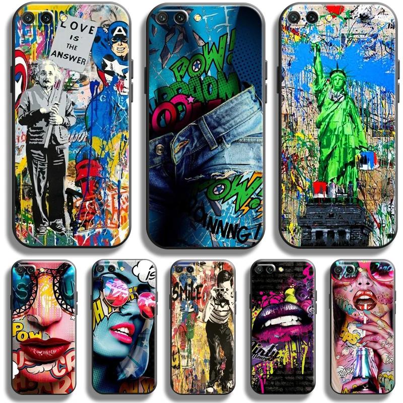 Street Graffiti Oil Painting Case For Huawei Honor 10X 9X Lite Pro For Honor 10 10i 9 9A Phone Case Liquid Silicon Back Funda
Street Graffiti Oil Painting Case For Huawei Honor 10X 9X Lite Pro For Honor 10 10i 9 9A Phone Case Liquid Silicon Back Funda