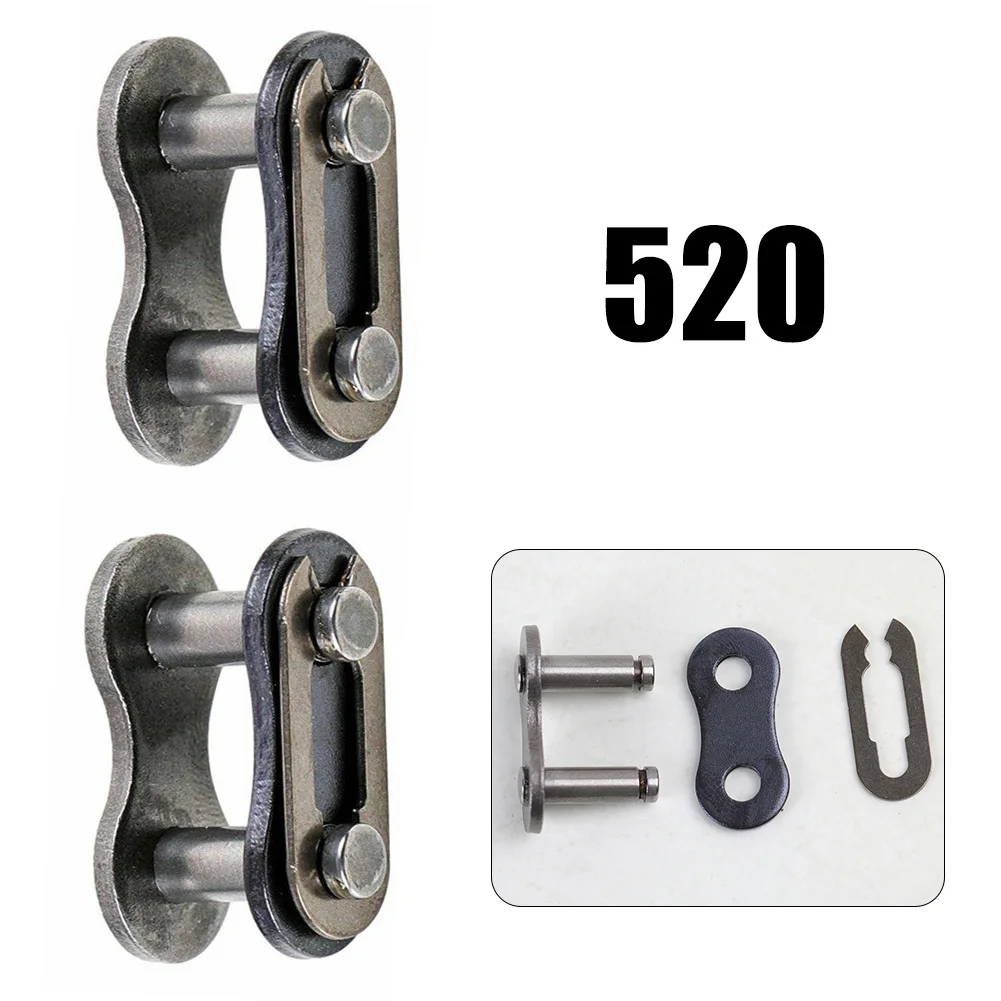 Connecting Link Master Link 2pcs 520 Chain Accessories Metal Pair Repair Replacement For ATV Motocross Scooter
Connecting Link Master Link 2pcs 520 Chain Accessories Metal Pair Repair Replacement For ATV Motocross Scooter
