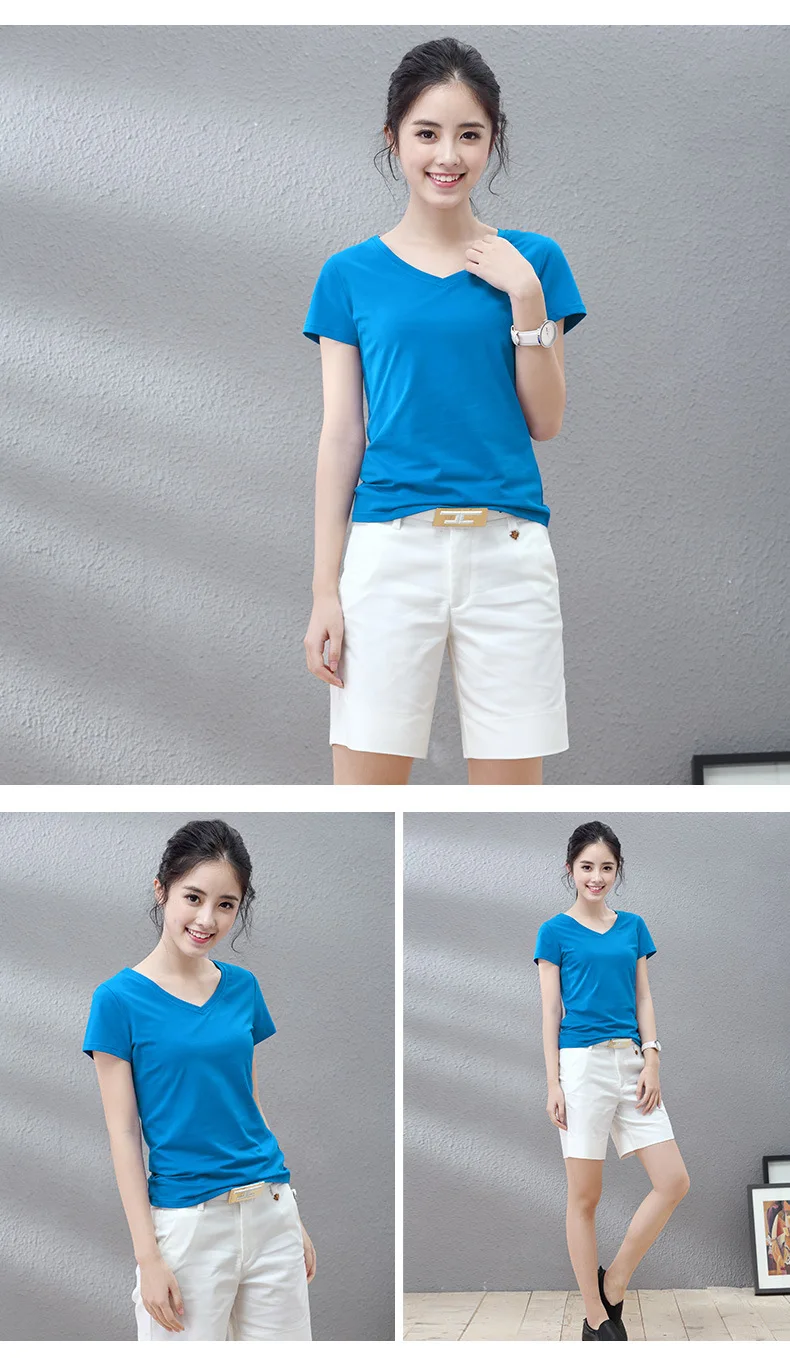 2021 summer wear short sleeves T-shirt women and regular bottoming shirt round neck
2021 summer wear short sleeves T-shirt women and regular bottoming shirt round neck