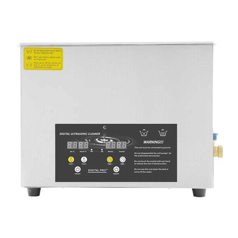 15L Ultrasonic Cleaner with 0-30 Timer Digital for Cleaning Jewelry Glasses Watch Dentures Small Parts
15L Ultrasonic Cleaner with 0-30 Timer Digital for Cleaning Jewelry Glasses Watch Dentures Small Parts