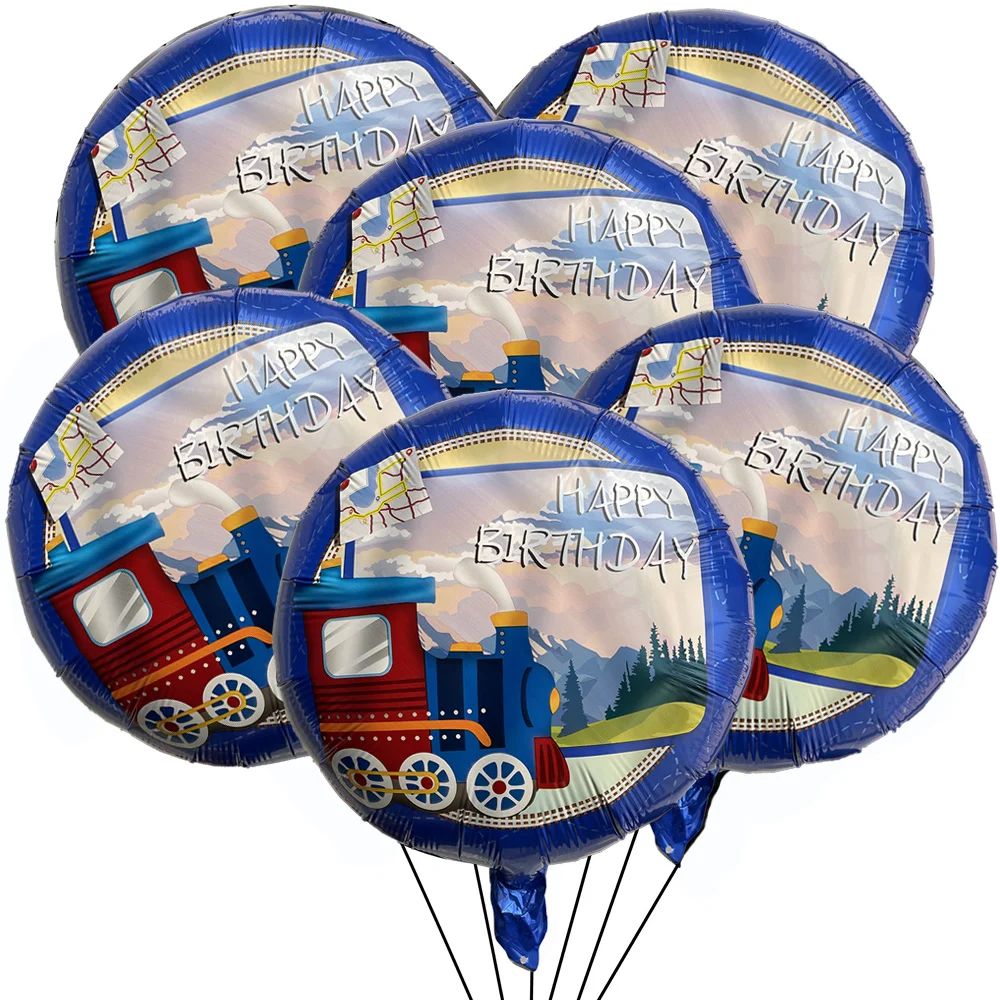 6pcs Train Birthday Decorations Balloons Train Chugga Chugga Two Two Theme Party Railroad Supplies Foil Balloon 18inch
6pcs Train Birthday Decorations Balloons Train Chugga Chugga Two Two Theme Party Railroad Supplies Foil Balloon 18inch