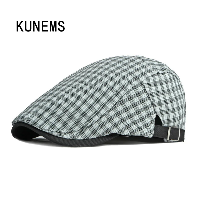 KUNEMS Spring and Summer Cotton Newsboy Hats Fashion Plaid Hat for Man Boinas Casual Retro Flat Cap Dad Caps Gorros Unisex
KUNEMS Spring and Summer Cotton Newsboy Hats Fashion Plaid Hat for Man Boinas Casual Retro Flat Cap Dad Caps Gorros Unisex
