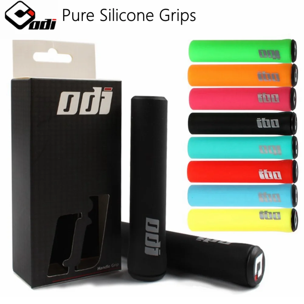 ODI MTB Bicycle Handlebar Grips pure Silicagel Ultralight 96g Anti-skid Shock-absorbing Mountain balance Folding bike Soft grips
ODI MTB Bicycle Handlebar Grips pure Silicagel Ultralight 96g Anti-skid Shock-absorbing Mountain balance Folding bike Soft grips