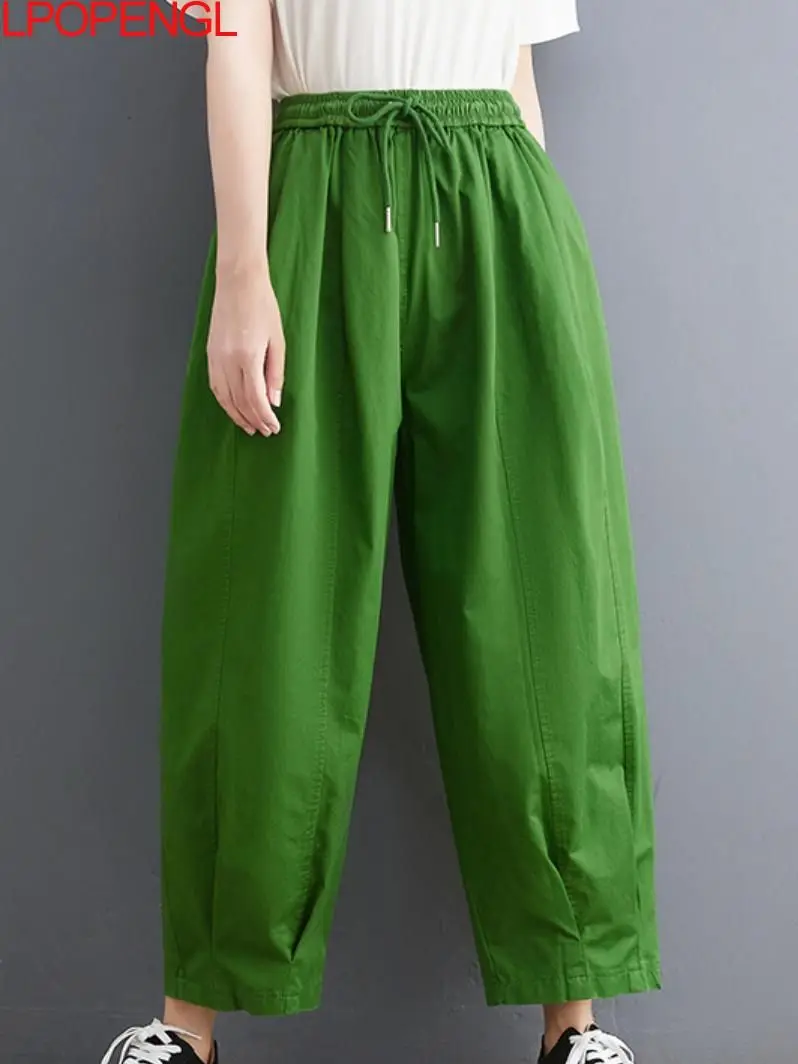 Women Casual Pants Personality Casual Loose Thin Section Jogging Hippie Premium Cotton Pleated Drawstring Outdoor Cargo Trousers
Women Casual Pants Personality Casual Loose Thin Section Jogging Hippie Premium Cotton Pleated Drawstring Outdoor Cargo Trousers