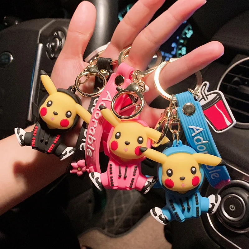 New Pokemon Anime Pikachu COS Dress Up PVC Action Figures Anime Fashion Keychain Accessories Model Toys Dolls Child Gift Toys
New Pokemon Anime Pikachu COS Dress Up PVC Action Figures Anime Fashion Keychain Accessories Model Toys Dolls Child Gift Toys