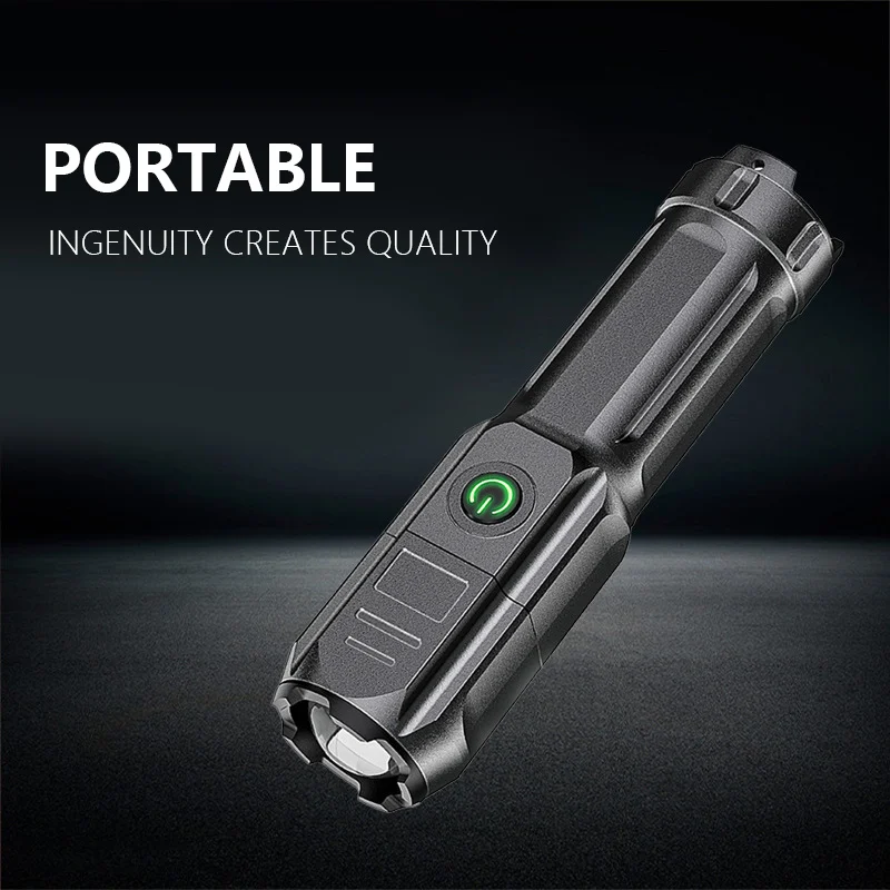 Flashlight Small Portable Spotlight Strong Light Torches With Side Lamp Waterproof Long-Range Flood Outdoor Lighting Flash Light
Flashlight Small Portable Spotlight Strong Light Torches With Side Lamp Waterproof Long-Range Flood Outdoor Lighting Flash Light