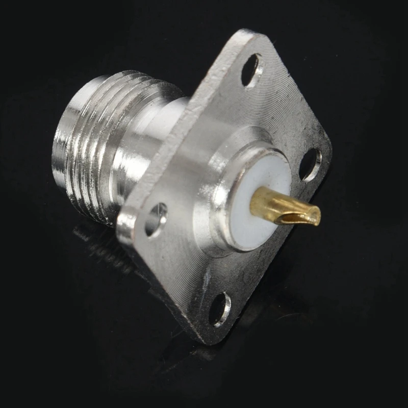 6X N Type Female Jack RF Coax Connector 4-Hole Panel Mount With Solder Cup,Silver
6X N Type Female Jack RF Coax Connector 4-Hole Panel Mount With Solder Cup,Silver
