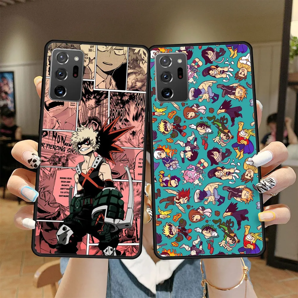 Case Funda for Samsung Galaxy Note 10 20 8 9 Plus Ultra 5G Note10 Note20 M12 M52 F22 F41 Black My Hero Academia Celular Cell
Case Funda for Samsung Galaxy Note 10 20 8 9 Plus Ultra 5G Note10 Note20 M12 M52 F22 F41 Black My Hero Academia Celular Cell