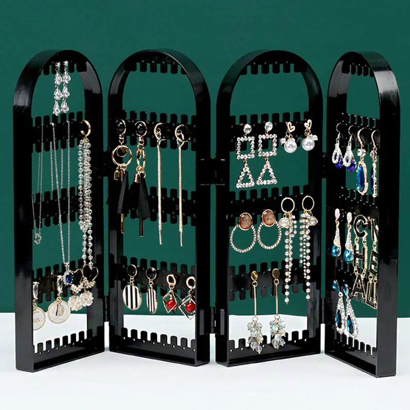 2/4 Layers Screen Folding Earrings Studs Display Rack Necklace Acrylic Jewelry Shelf Stands Holder Organizer Storage Case Box
2/4 Layers Screen Folding Earrings Studs Display Rack Necklace Acrylic Jewelry Shelf Stands Holder Organizer Storage Case Box