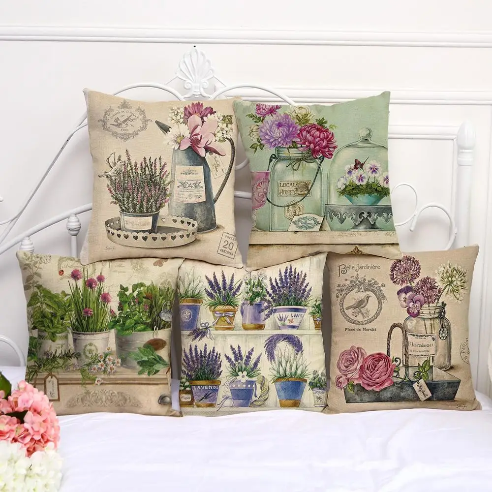 Colorful Flower Cushion Lavender Decorative Floral Pillows Decoration Pillowcase For Car Home 
Colorful Flower Cushion Lavender Decorative Floral Pillows Decoration Pillowcase For Car Home