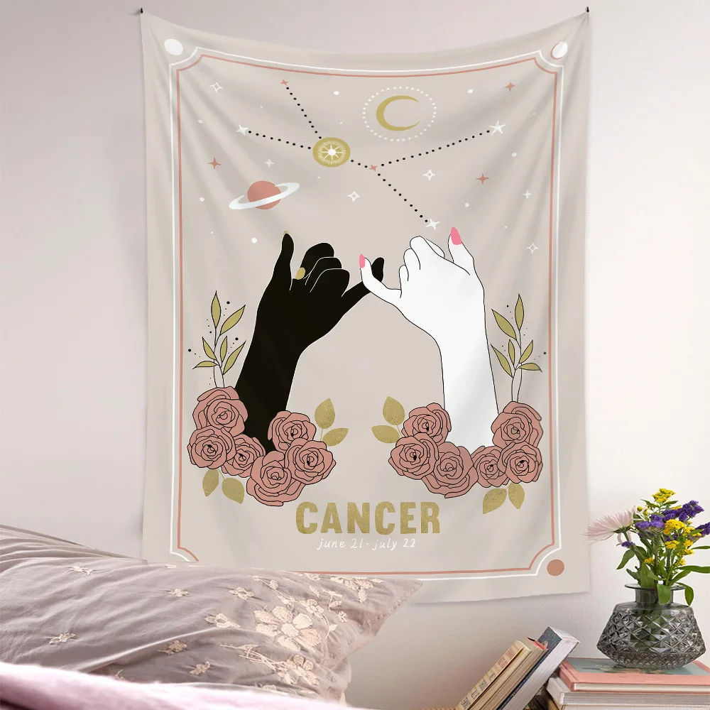 Constellation Tapestry Tarot Card Magic Hand Printing Wall Tapestry Hippie Wall Hanging Room Decor Beach Towels Blanket
Constellation Tapestry Tarot Card Magic Hand Printing Wall Tapestry Hippie Wall Hanging Room Decor Beach Towels Blanket