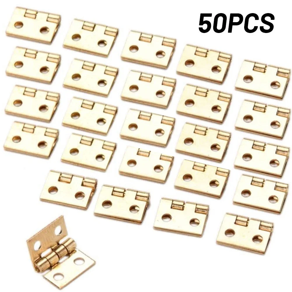 50x Mini Brass Hinge For Craft Door Jewelry Wooden Box Parts Gold 8x10mm Miniature Cabinet Furniture Home Hardware Decorative
50x Mini Brass Hinge For Craft Door Jewelry Wooden Box Parts Gold 8x10mm Miniature Cabinet Furniture Home Hardware Decorative