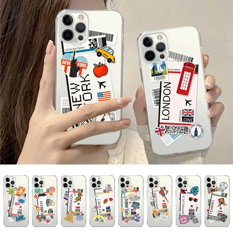 ir Ticket Travel Phone Case For iPhone 14 13 12 11 Pro Max Mini X Xs XR 6 7 8 Plus SE 2020 Transparent Case
ir Ticket Travel Phone Case For iPhone 14 13 12 11 Pro Max Mini X Xs XR 6 7 8 Plus SE 2020 Transparent Case