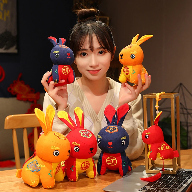 2023 New Year Chinese Style Lucky Rabbit Plush Toy Soft Lucky Bunny Stuffed Doll Mascot Collection Christmas Gift
2023 New Year Chinese Style Lucky Rabbit Plush Toy Soft Lucky Bunny Stuffed Doll Mascot Collection Christmas Gift