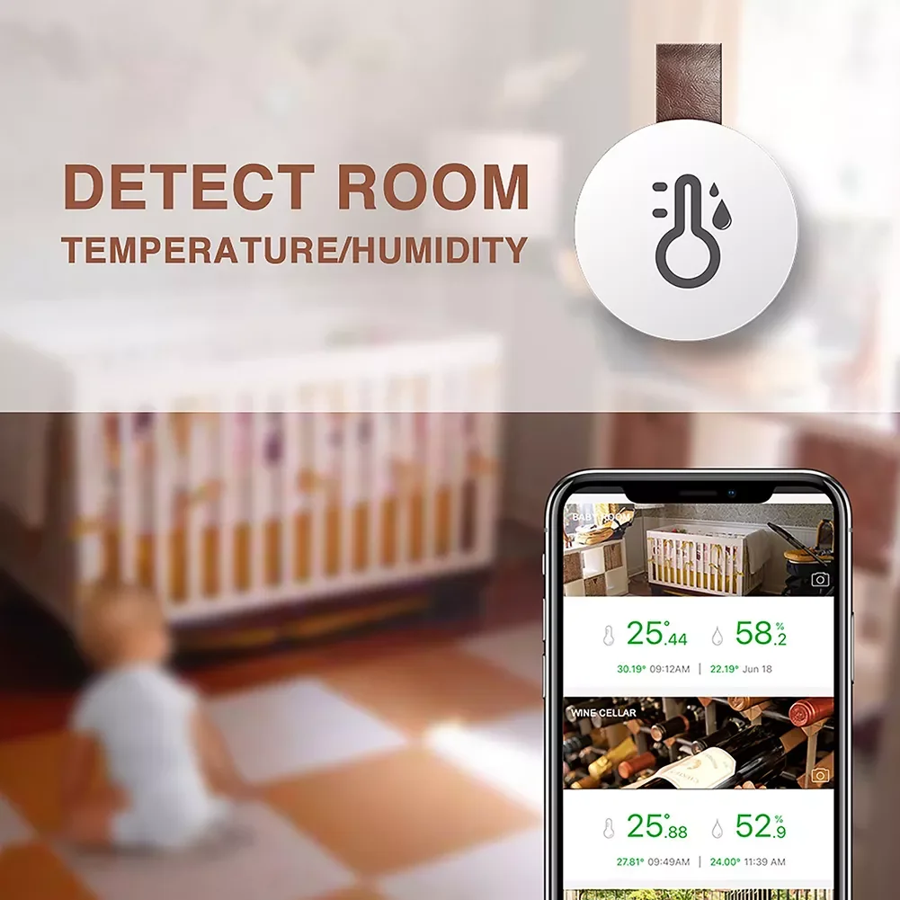 Mini Electronic Digital Temperature Humidity Sensor Meter Measurement Tool Bluetooth-compatible 5.0 Smart Thermometer Hygrometer
Mini Electronic Digital Temperature Humidity Sensor Meter Measurement Tool Bluetooth-compatible 5.0 Smart Thermometer Hygrometer