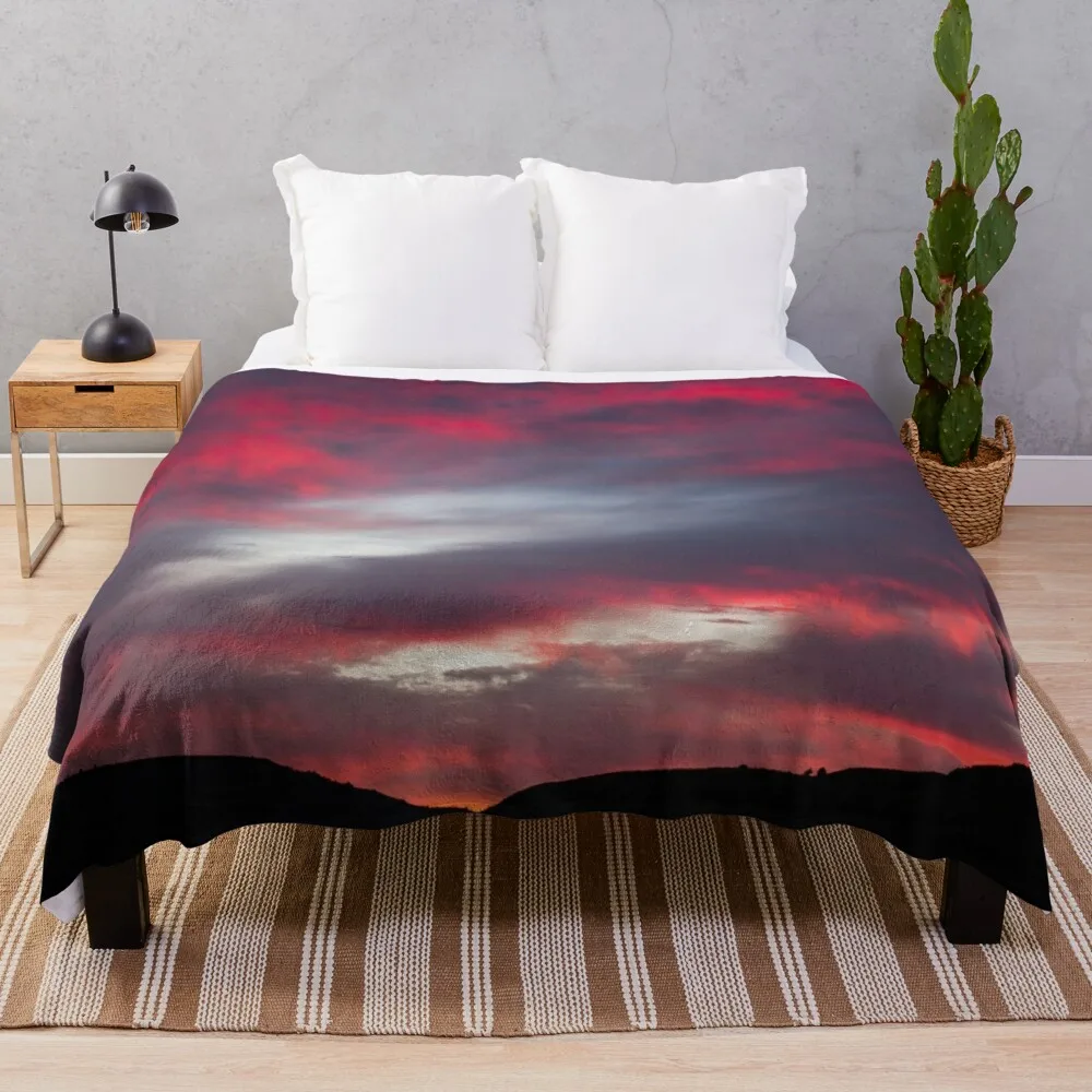 

Роскошные одеяла Sunset over Орегон Хиллз, Сверхмягкие одеяла с принтом, семейный автомобиль и диван-кровать, летние офисные одеяла