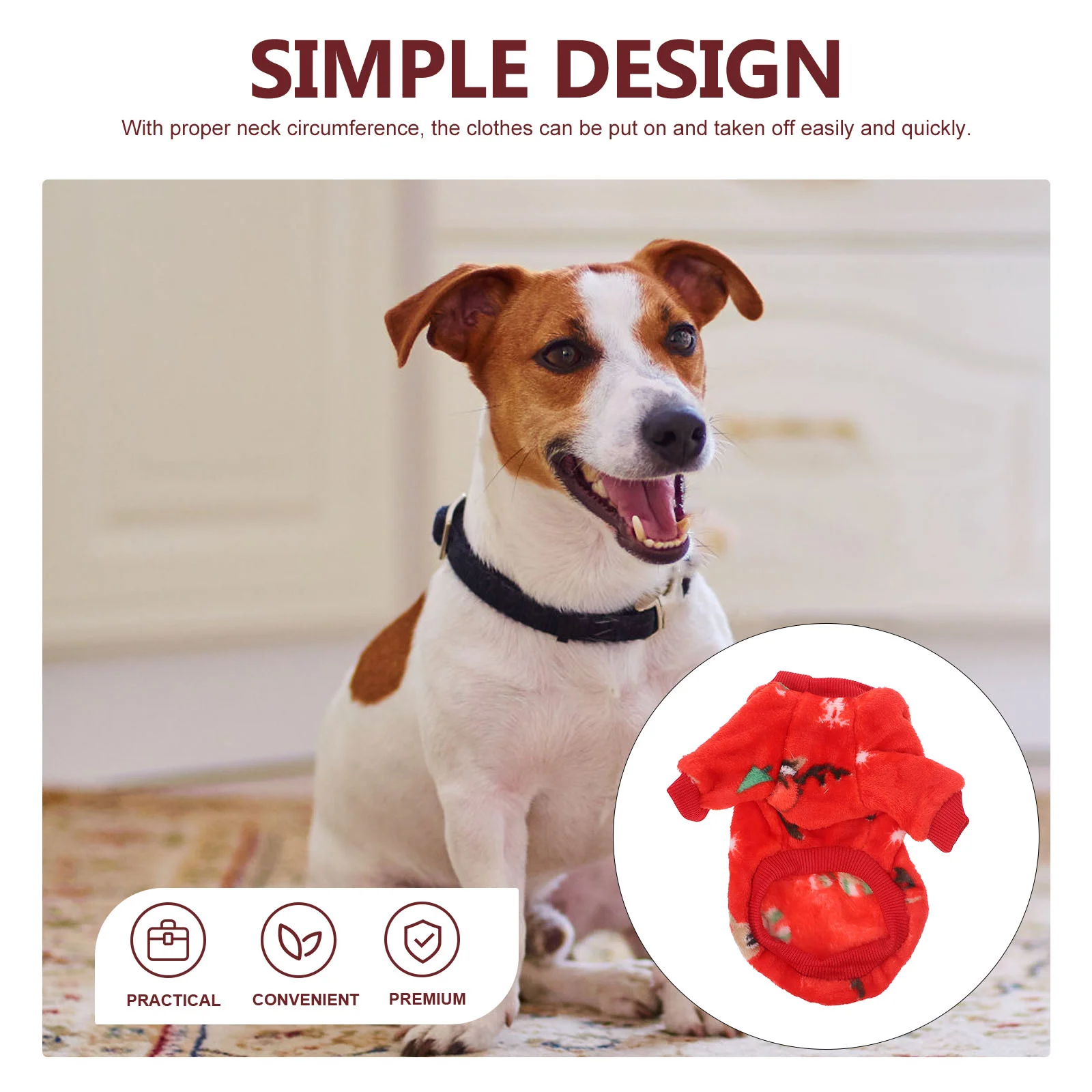 Christmas Party Dog Clothes Pet Decor Xmas Dogs Costume Winter Clothing Comfortable Puppy
Christmas Party Dog Clothes Pet Decor Xmas Dogs Costume Winter Clothing Comfortable Puppy