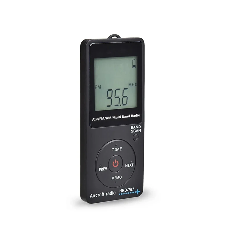 1 SET Aircraft Band Receiver Portable Radios LCD Display Lock Button FM/AM/AIR Radio With Earphone Black
1 SET Aircraft Band Receiver Portable Radios LCD Display Lock Button FM/AM/AIR Radio With Earphone Black