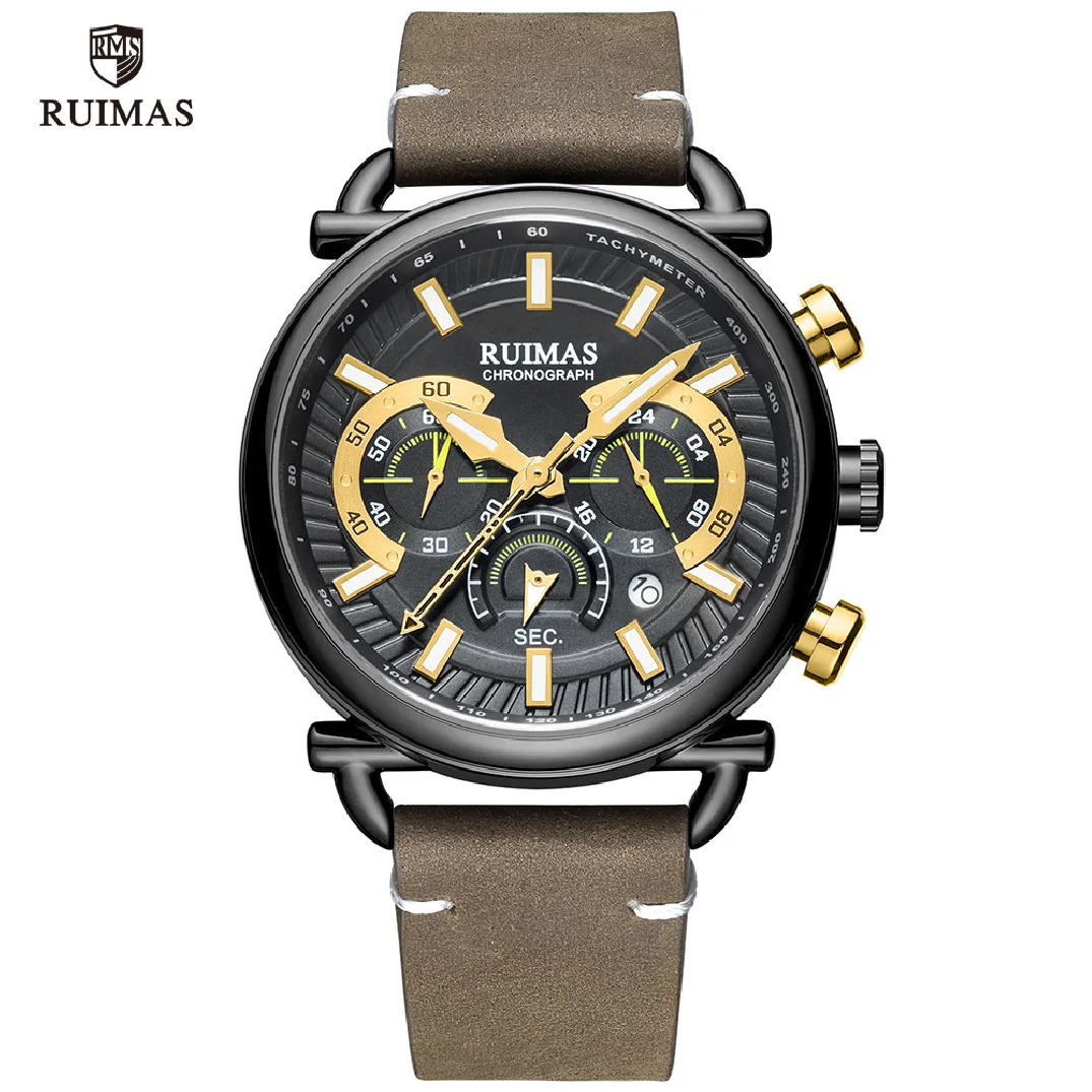 RUIMAS Military Sport Watch Men Luxury Waterproof Chronograph Watches Top Brand Quartz Wristwatch Man Relogio Masculino Clock
RUIMAS Military Sport Watch Men Luxury Waterproof Chronograph Watches Top Brand Quartz Wristwatch Man Relogio Masculino Clock