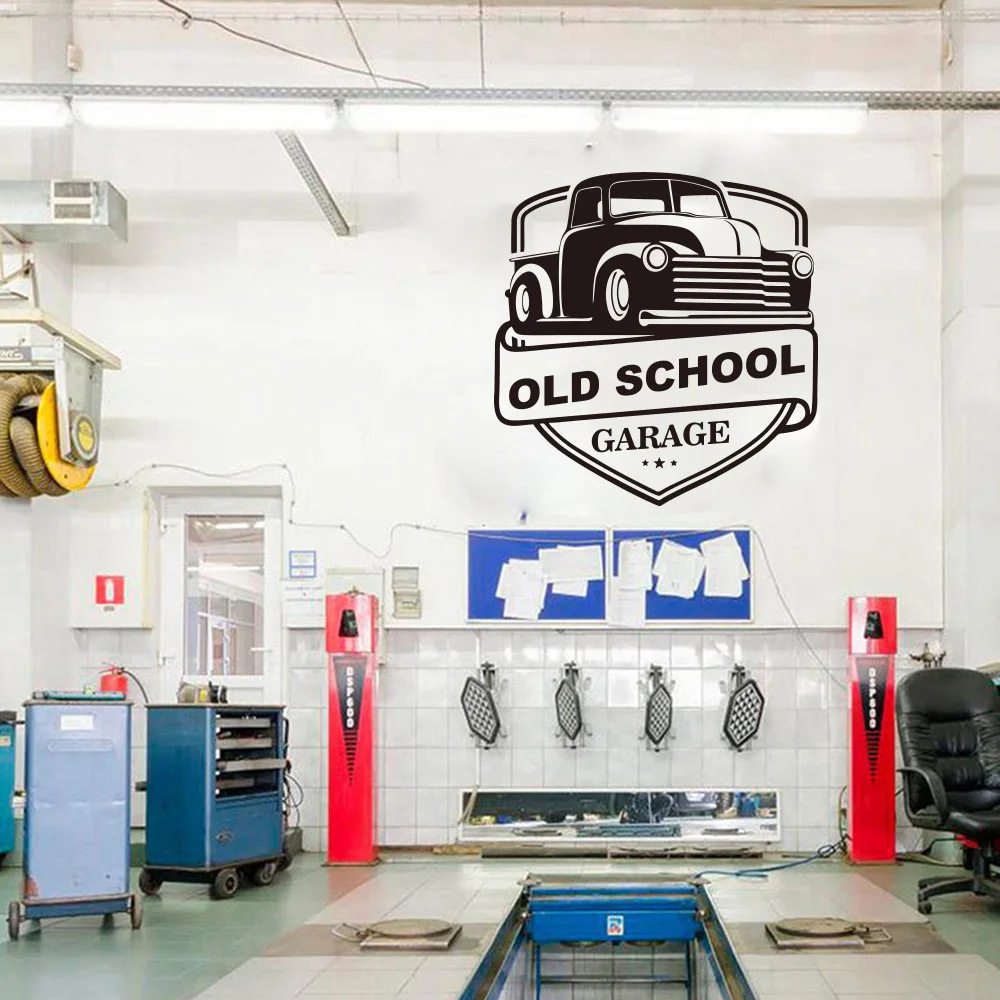 Old School Garage Wall Sticker Man Cave Car Auto Repair Service Wall Decal Truck Vinyl Home Decor
Old School Garage Wall Sticker Man Cave Car Auto Repair Service Wall Decal Truck Vinyl Home Decor
