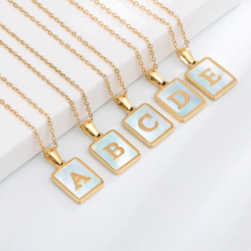 Fashion Stainless Steel Capital Letter Pendant Gold Color Squared Initial Choker Necklace for Women Drop shipping Jewelry
Fashion Stainless Steel Capital Letter Pendant Gold Color Squared Initial Choker Necklace for Women Drop shipping Jewelry