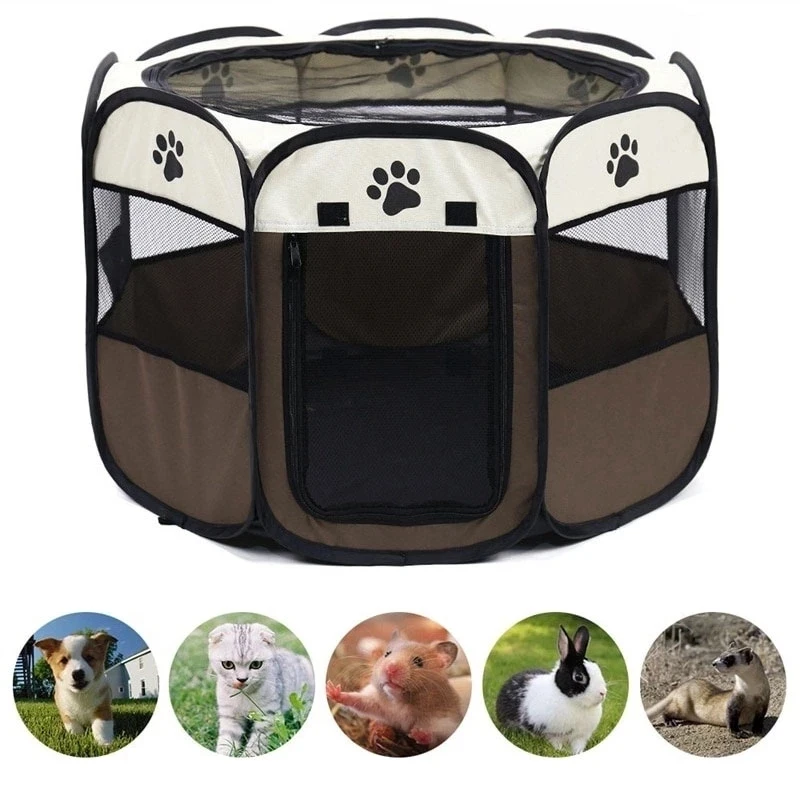 Portable Folding Pet Tent Dog House Octagonal Cage For Cat Tent Playpen Puppy Kennel Easy Operation Fence Outdoor Big Dogs House
Portable Folding Pet Tent Dog House Octagonal Cage For Cat Tent Playpen Puppy Kennel Easy Operation Fence Outdoor Big Dogs House