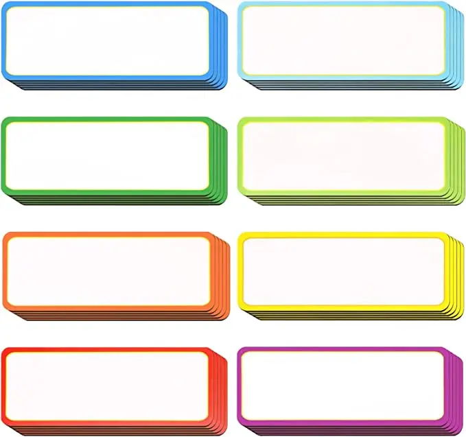 40 Pieces Erasable Labels Erase Name Tags Note Pad Home Living Room School
40 Pieces Erasable Labels Erase Name Tags Note Pad Home Living Room School