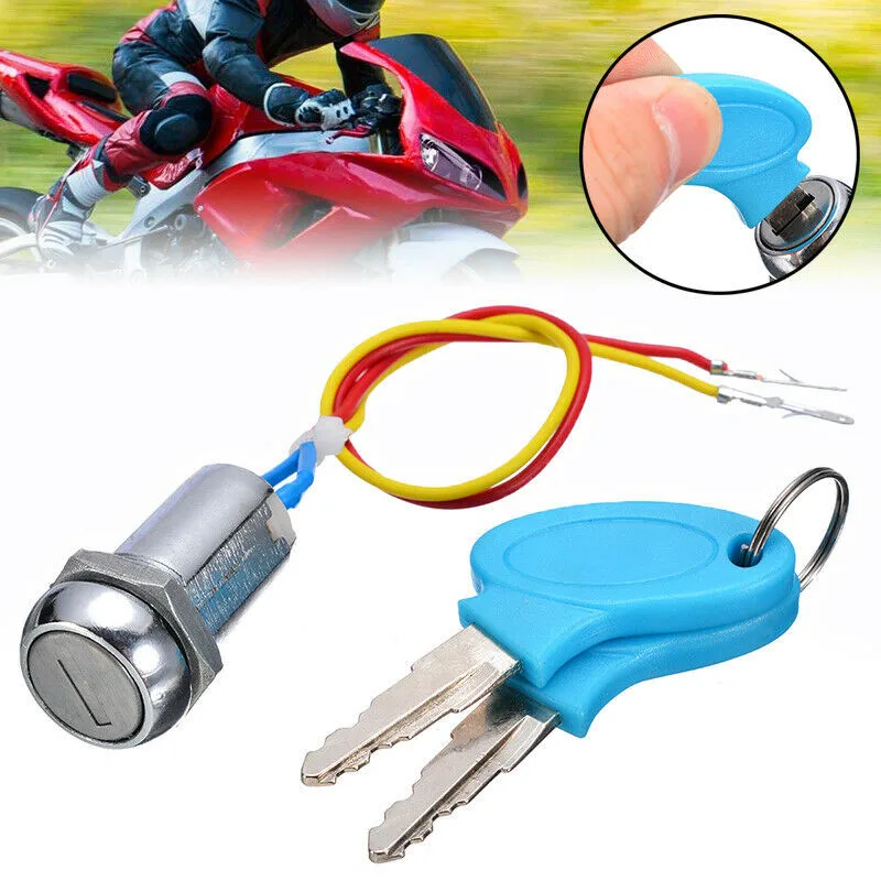 Universal 2 Wire 2 Keys Ignition Switch Key Lock Electric Bike Go Kart Scooter High Quality Accessories
Universal 2 Wire 2 Keys Ignition Switch Key Lock Electric Bike Go Kart Scooter High Quality Accessories