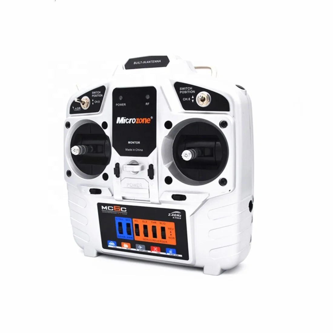 Microzone MC6C RC Drones Accessories 2.4GHz 6 Channel Radio Transmitter with Antena Receiver for UAV Drone Quadcopter Helicopter
Microzone MC6C RC Drones Accessories 2.4GHz 6 Channel Radio Transmitter with Antena Receiver for UAV Drone Quadcopter Helicopter