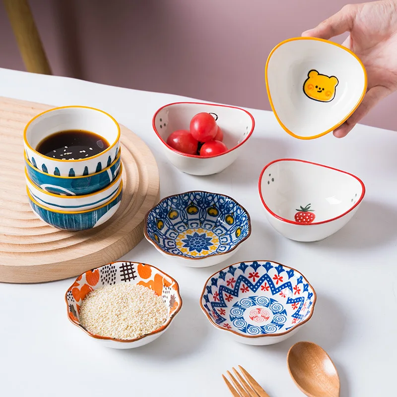 Creative cartoon ceramic small dish household dipping saucer seasoning dish dessert small bowl ins Japanese flavor dish snack di
Creative cartoon ceramic small dish household dipping saucer seasoning dish dessert small bowl ins Japanese flavor dish snack di