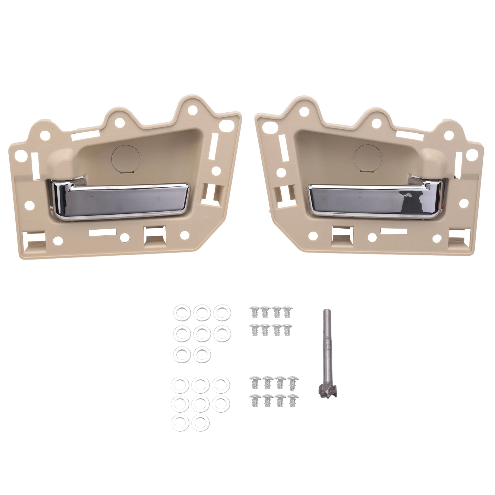 2Pcs Rear Left & Right Inside Interior Door Handle Set for 2005-2011 Jeep Grand Cherokee Beige & Chrome
2Pcs Rear Left & Right Inside Interior Door Handle Set for 2005-2011 Jeep Grand Cherokee Beige & Chrome